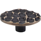 Top Knobs - Cobblestone Oval Knob 2 5/8 Inch Brass Antique - Brass Antique
