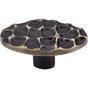 Top Knobs - Cobblestone Oval Knob 2 5/8 Inch Brass Antique - Brass Antique