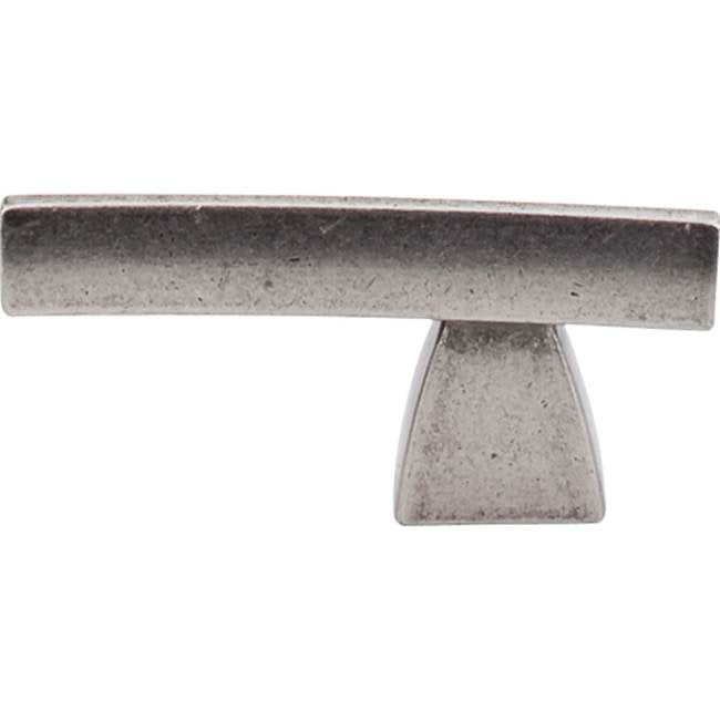 Top Knobs - Arched Knob/Pull 2 1/2 Inch Pewter Antique - Pewter Antique
