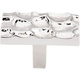 Top Knobs - Cobblestone Rectangle Knob 1 7/8 Inch Polished Nickel - Polished Nickel