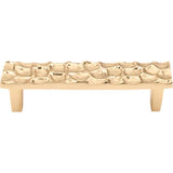 Top Knobs - Cobblestone Pull 3 3/4 Inch (c-c) Brass - Polished Brass