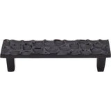 Top Knobs - Cobblestone Pull 3 3/4 Inch (c-c) Coal Black - Coal Black
