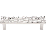 Top Knobs - Cobblestone Pull 3 3/4 Inch (c-c) Polished Nickel - Polished Nickel