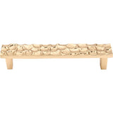 Top Knobs - Cobblestone Pull 5 1/16 Inch (c-c) Brass - Polished Brass