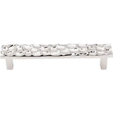 Top Knobs - Cobblestone Pull 5 1/16 Inch (c-c) Polished Nickel - Polished Nickel