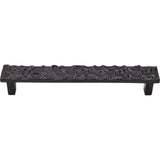 Top Knobs - Cobblestone Pull 6 5/16 Inch (c-c) Coal Black - Coal Black