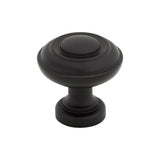 Top Knobs - Ulster Knob 1 1/4 Inch Flat Black - Flat Black