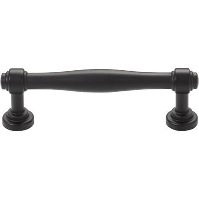 Top Knobs - Ulster Pull 3 3/4 Inch (c-c) Flat Black - Flat Black