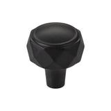 Top Knobs - Kingsmill Knob 1 1/4 Inch Flat Black - Flat Black