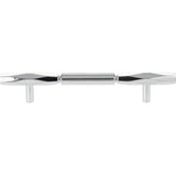 Top Knobs - Kingsmill Pull 5 1/16 Inch (c-c) Polished Chrome - Polished Chrome