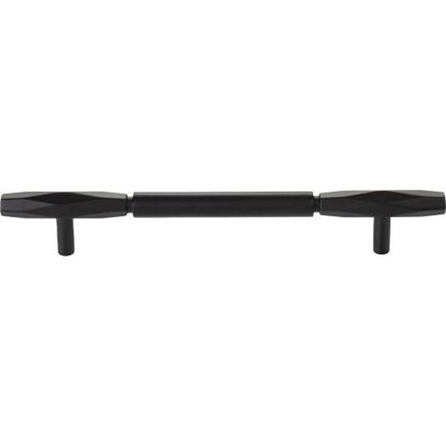 Top Knobs - Kingsmill Pull 6 5/16 Inch (c-c) Flat Black - Flat Black