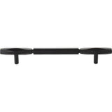 Top Knobs - Kingsmill Pull 6 5/16 Inch (c-c) Flat Black - Flat Black