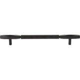 Top Knobs - Kingsmill Pull 7 9/16 Inch (c-c) Flat Black - Flat Black