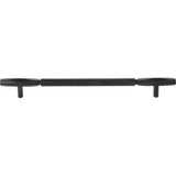 Top Knobs - Kingsmill Pull 8 13/16 Inch (c-c) Flat Black - Flat Black