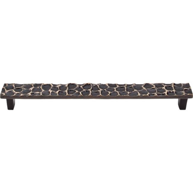 Top Knobs - Cobblestone Pull 8 13/16 Inch (c-c) Brass Antique - Brass Antique