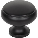 Top Knobs - Cumberland Knob 1 1/4 Inch Flat Black - Flat Black