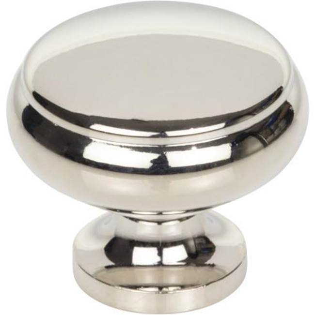 Top Knobs - Cumberland Knob 1 1/4 Inch Polished Nickel - Polished Nickel
