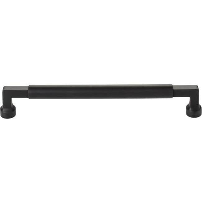 Top Knobs - Cumberland Pull 7 9/16 Inch (c-c) Flat Black - Flat Black