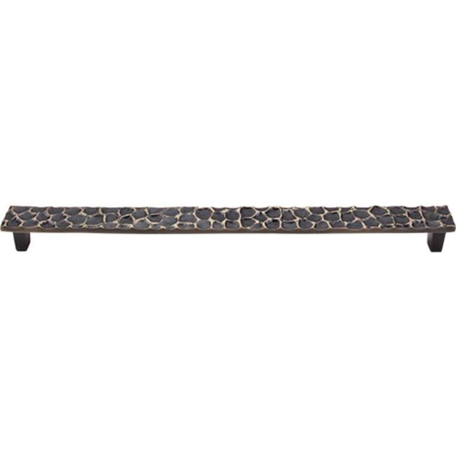 Top Knobs - Cobblestone Pull 12 9/16 Inch (c-c) Brass Antique - Brass Antique