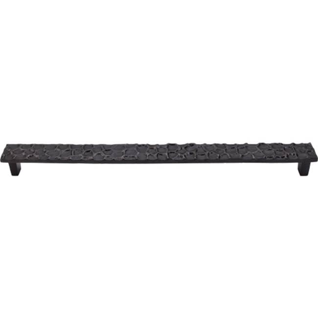 Top Knobs - Cobblestone Pull 12 9/16 Inch (c-c) Coal Black - Coal Black