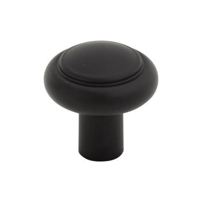 Top Knobs - Clarence Knob 1 1/4 Inch Flat Black - Flat Black