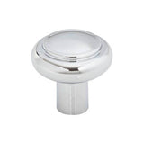 Top Knobs - Clarence Knob 1 1/4 Inch Polished Chrome - Polished Chrome