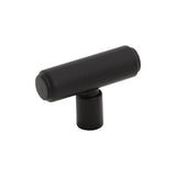 Top Knobs - Clarence T-Knob 2 Inch Flat Black - Flat Black