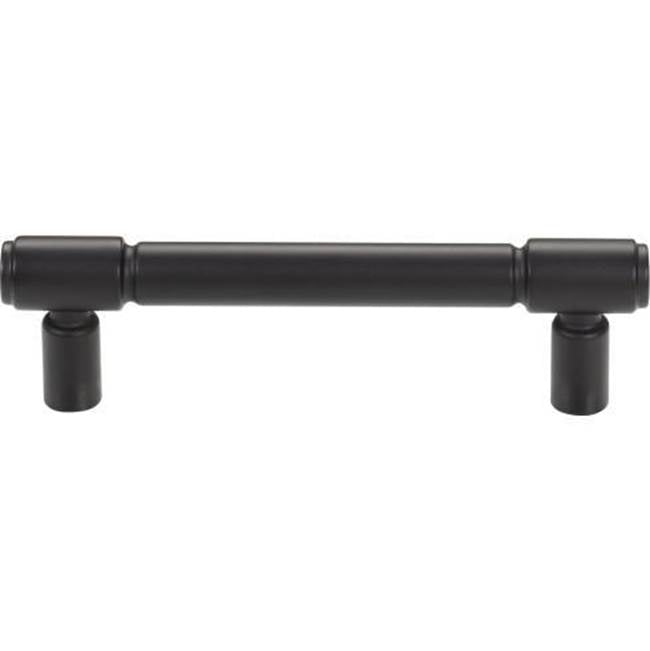 Top Knobs - Clarence Pull 3 3/4 Inch (c-c) Flat Black - Flat Black