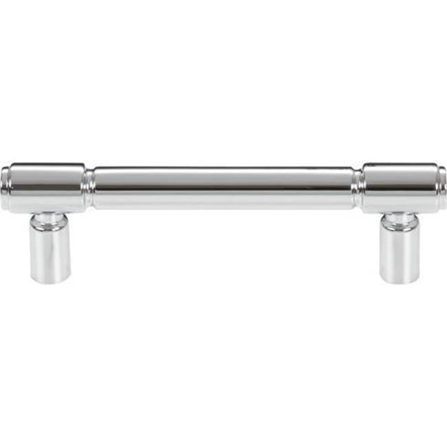 Top Knobs - Clarence Pull 3 3/4 Inch (c-c) Polished Chrome - Polished Chrome