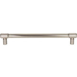 Top Knobs - Clarence Pull 7 9/16 Inch (c-c) Brushed Satin Nickel - Brushed Satin Nickel