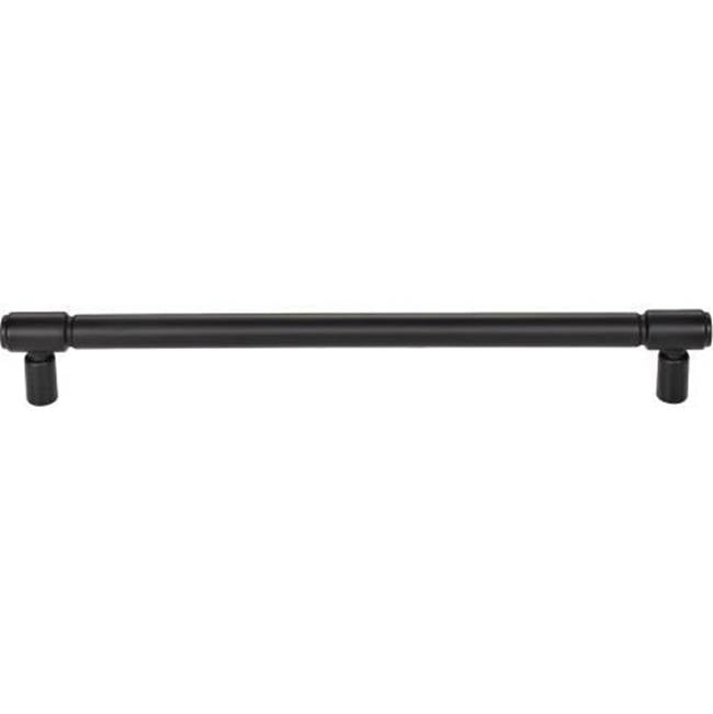Top Knobs - Clarence Pull 8 13/16 Inch (c-c) Flat Black - Flat Black