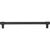 Top Knobs - Clarence Pull 8 13/16 Inch (c-c) Flat Black - Flat Black