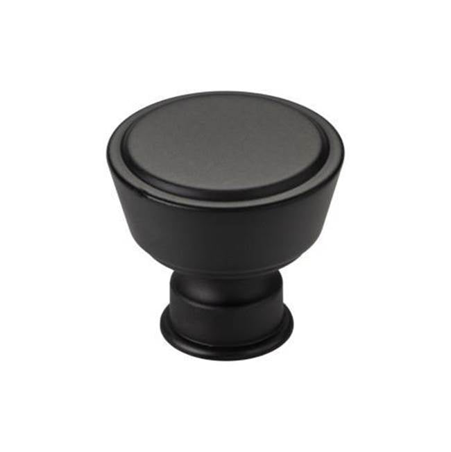Top Knobs - Ormonde Knob 1 3/8 Inch Flat Black - Flat Black