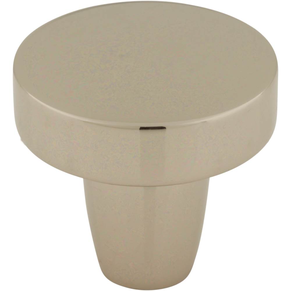 Top Knobs - Florham Knob 1 1/4 Inch Polished Nickel - Polished Nickel