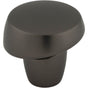 Top Knobs - Florham Slant Knob 1 1/4 Inch Ash Gray - Ash Gray