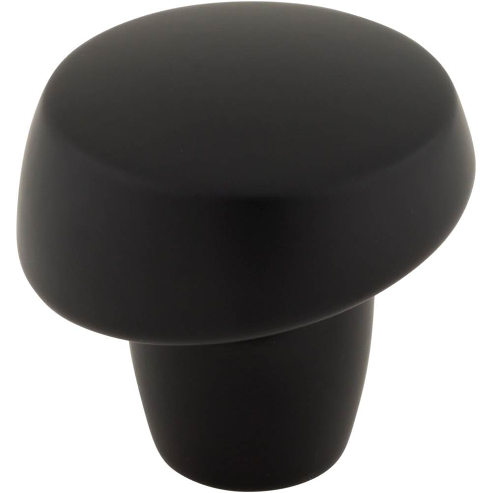 Top Knobs - Florham Slant Knob 1 1/4 Inch Flat Black - Flat Black