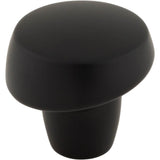 Top Knobs - Florham Slant Knob 1 1/4 Inch Flat Black - Flat Black