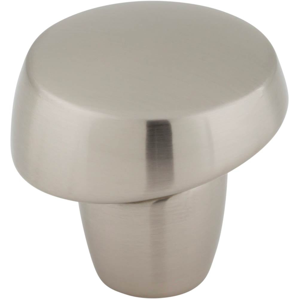 Top Knobs - Florham Slant Knob 1 1/4 Inch Brushed Satin Nickel - Brushed Satin Nickel