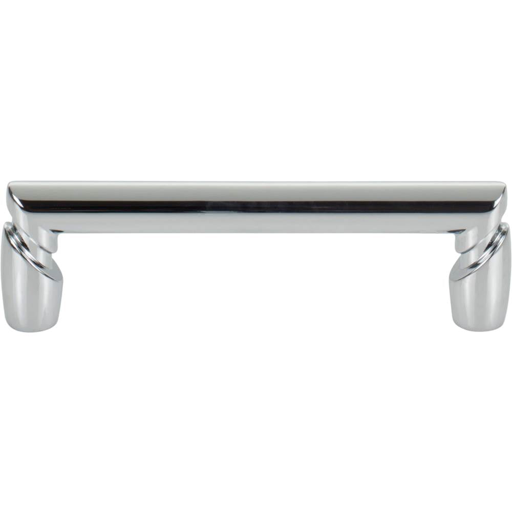 Top Knobs - Florham Pull 3 3/4 Inch (c-c) Polished Chrome - Polished Chrome