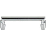 Top Knobs - Florham Pull 3 3/4 Inch (c-c) Polished Chrome - Polished Chrome