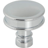 Top Knobs - Cranford Knob 1 1/4 Inch Polished Chrome - Polished Chrome
