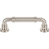 Top Knobs - Cranford Pull 3 3/4 Inch (c-c) Brushed Satin Nickel - Brushed Satin Nickel