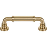 Top Knobs - Cranford Pull 3 3/4 Inch (c-c) Honey Bronze - Honey Bronze