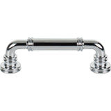 Top Knobs - Cranford Pull 3 3/4 Inch (c-c) Polished Chrome - Polished Chrome