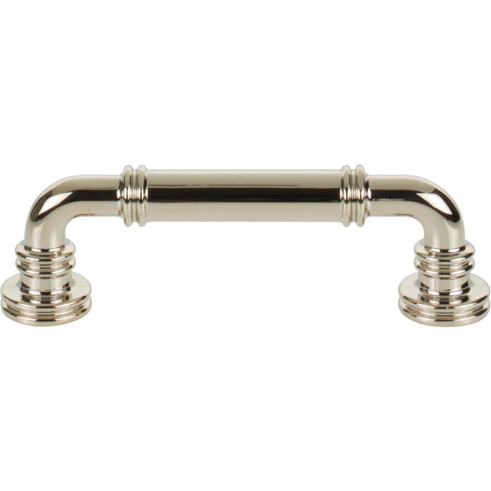 Top Knobs - Cranford Pull 3 3/4 Inch (c-c) Polished Nickel - Polished Nickel