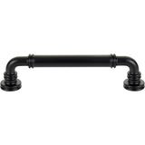 Top Knobs - Cranford Pull 5 1/16 Inch (c-c) Flat Black - Flat Black