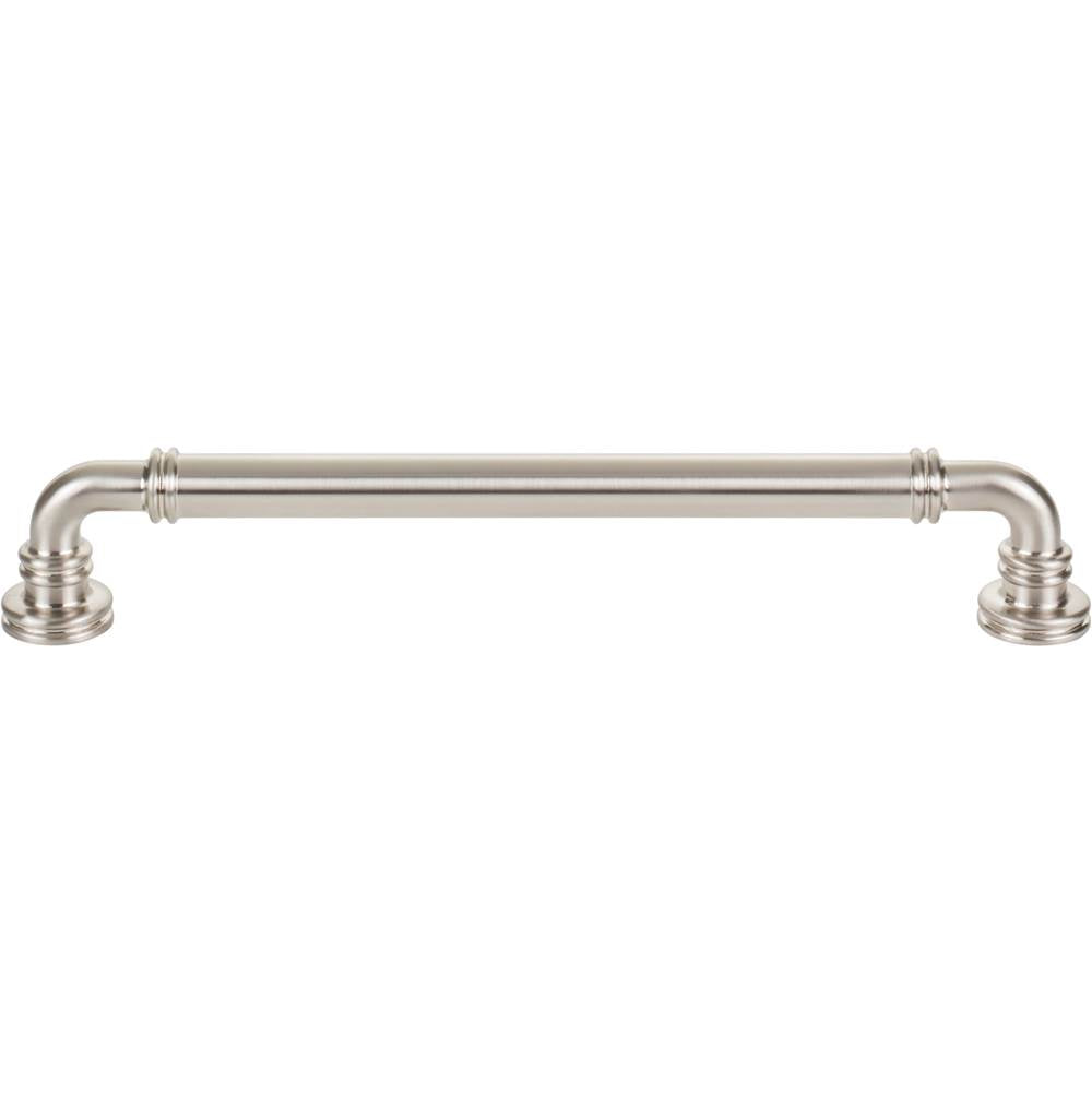 Top Knobs - Cranford Pull 7 9/16 Inch (c-c) Brushed Satin Nickel - Brushed Satin Nickel