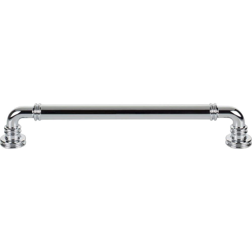Top Knobs - Cranford Pull 7 9/16 Inch (c-c) Polished Chrome - Polished Chrome