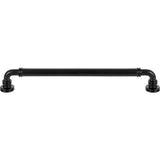 Top Knobs - Cranford Pull 8 13/16 Inch (c-c) Flat Black - Flat Black