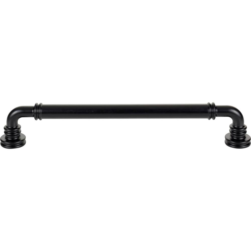 Top Knobs - Cranford Appliance Pull 12 Inch (c-c) Flat Black - Flat Black